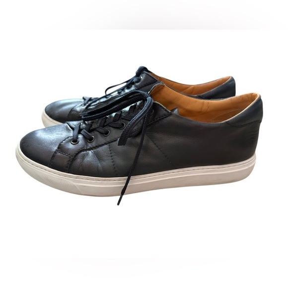 To Boot New York Men’s 11.5 Derrick Navy Leather Sneakers – Made in Italy - Picture 3 of 10